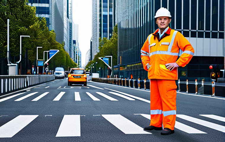 Traffic Management Professional**

"A professional traffic engineer, fully clothed in appropriate attire, standing confidently next to a smart traffic management system display, modern city background, safe for work, appropriate content, professional, modest, perfect anatomy, correct proportions, well-formed hands, proper finger count, natural body proportions, professional photography, high quality."

**